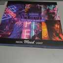 Merry Christmas Welcome Sign for Front Door with Light Strip Front Door Xmas Decoration 12.5UV-Printed PVC Foam Board Porch Sign for Christmas Decor Indoor Outdoor Home Wall(Santa Hat)