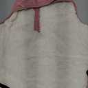 iBuddy Dog Winter Coat for Large Dogs, Easy on Dog Snow Coat Velcro Waterproof Pet Puffer Jacket with Harness Hole Adjustable Reflective Quilted Pet Cold Weather Vest Wind-Poof for Pitbull Boy Girl (Pink, Large)