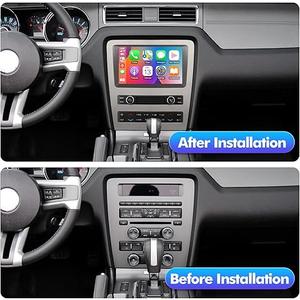 2+32G 9-inch Android 13 Car Stereo for Ford Mustang 2010-2014 IPS Touchscreen Screen Car Radio with Carplay & Android Auto Support Backup Camera GPS FM Navi BT SWC