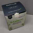 PlushDeluxe Premium Bamboo Mattress Protector  King Size, Waterproof, & Ultra Soft Breathable Noiseless Washable Bed Mattress Cover for Comfort & Protection - White