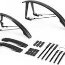 ROCKBROS Bike Fenders for 700C Road Bike/ 26-27.5" MTB,Dual Support Quick-Release, 61*13*13cm