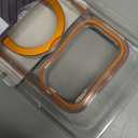 Summer Series 360 Spin Stand for iPhone 17 Pro Case (Compatible with MagSafe) [Military Drop Protection] Magnetic Clear Shockproof Protective for 17 Pro Phone Case 6.3'', Cosmic Orange