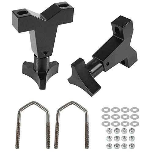 Amazon.com: YESHMA High-Lift Jack Tube Mount 1-2.5" (Round/Square) Compatible with Tube Bumpers,Bull Bars,Roll Cages and Roof Racks (Black) : Automotive