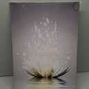 Lotus Floral Canvas Prints Art for Zen Office Decor Wall Art Meditation Pictures Modern Artwork Painting Framed Ready to Hang(16x24inch) (16L" x 24W")