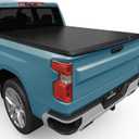 AUTOSAVER88 Soft Quad-fold Truck Bed Tonneau Cover Fit for 2007-2026 Chevy Silverado/GMC Sierra 1500 New Body 5.8 ft Bed
