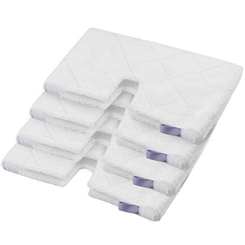 MXZONE S3501 S3601 Steam Mop Replacement Pads Compatible with Shark Steam Pocket Mop, Vacmop Replacement Pads for Shark Steamer Pads S3500 Series S3501 S3601 S3550 S3601D S3901 S3801 S3801CO, White