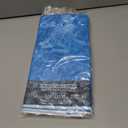 4 x Creative Converting 329657 Plain Water Print Plastic Tablecloth, 108" x 54"
