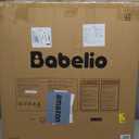 Babelio Baby Gate for Stairs, Kitchen & Doorways, No Bottom Bar| One-Handed Operation| Auto-Close| Hardware Mount (Drill Needed) Safety Dog/Pet Gate (Black - B17, 26-43" W, 28" H)