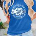 Autism Awareness Shirt for Women: in April We Wear Blue Shirts Mental Health Tee Inspirational Short Sleeve Tee Tops (Blue, S)