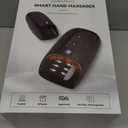 Hand Massager with Kneading Rollers,6 Modes and 2 Heating Options for Hot and Cold Therapy Hand and Wrist Massager for Arthritis Carpal Tunnel Relief,Cordless Hand Massager with Heat and Compression (Black)