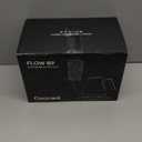 Gooseneck Electric Kettle with 1 Temperature Control for Pour Over Coffee & Tea, Quick Heating, BPA-Free Stainless Steel, Built-in Brew Timer, 1500W/0.9L (Onyx Black)