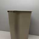 Rubbermaid Commercial Products Deskside Wastebasket/Trash Can, 10.25-Gallon/41-Quart, Beige, Plastic, Garbage Can for Home/Office, Fits Under Desk/Sink/Cabinet