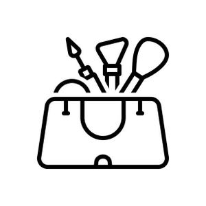 3 x Cosmetic bag