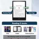 [Case-Friendly] Remote Control Page Turner Ring for Kindle Paperwhite Oasis Scribe Kobo eReaders, Camera Camcorder Remote Controls, Page Turner Clicker for iPhone ipad Tablets with Storage Bag Green