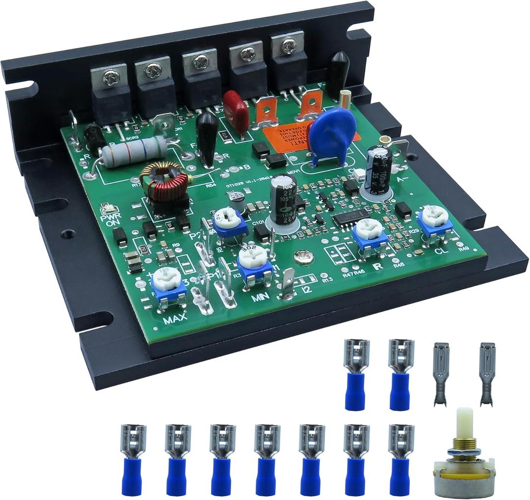 KBIC-120 (9429) Compatible DC Drive Chassis, 120V SCR DC Motor Speed Control, Direct Replacement for KB Electronics KBIC-120