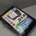 Black Tarp 10x12 Feet, 10 Mil Thick Waterproof Poly Tarps Cover UV Resistant, Rip & Tear Proof with Metal Grommets Every 20 Inches
