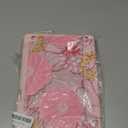 May Chen for iPad 9th Generation with Pencil Holder, iPad 8th/7th Gen Case 10.2-inch, [Penceil Holder] Trifold Stand Auto Wake/Sleep Clear TPU Protection Back Cover, Pink Flowers