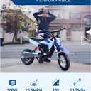 Hiboy DK1 36V Electric Dirt Bike,300W Electric Motorcycle - Up to 15.5MPH & 13.7 Miles Long-Range,3-Speed Modes Motorcycle for Kids Ages 3-10, Medium