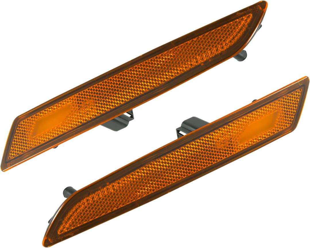Pair Signal Marker LED Lights Amber Hood Lamp Fit for Volvo VNL/VNR 2018-UP Left Driver & Right Passenger Side 23760339 23760347