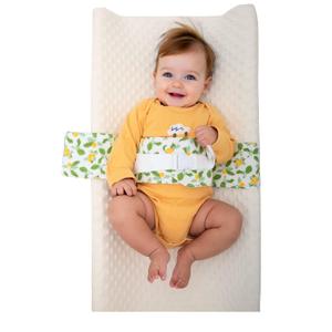Changing Pad Strap Soft, Adjustable & Secure Anti-Escape for Infants 0-24 Months. Universal Fit for Changing Pads & Changing Tables, Easy-Clean Fabric. Comfortable & Portable (Green)