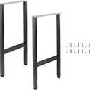 Counter Height Table Legs 36 inch, Bar Height Table Legs, Heavy Duty Metal Legs for Table, Home DIY Furniture Legs, Set of 2 (H Shape)