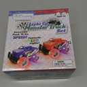 ArtCreativity Monster Truck Toys 3 Pack with Motion Activated Light up Wheels Friction Powered Push and Go Vehicles for Boys Age 3-8 Realistic 4x4 Monster Trucks for Easter Basket Birthday Gifts