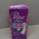 Poise Ultra Thin Incontinence & Postpartum Pads for Bladder Leaks, 7 Drop Ultra Absorbency, Long Length, 22 Count