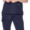 Dagacci Scrubs Medical Uniform Women and Man Scrubs Set Medical Scrubs Top and Pants (Large, Black)