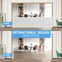 Veraste Retractable Baby Gate,Mesh Baby Extra Wide Gate,Extra Long Dog Gate,33" Tall,Large Extends up to 165" Wide,Child Safety Extra Large Gate for Doorways, Stairs, Indoor/OutdoorWhite,33"x165"