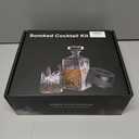 Electric Cocktail Smoker Kit Built-in Lighter, Rechargeable Whiskey Smoker Kit with 2 Glasses & Molds, Old Fashioned Drink Smoker Kit, Bourbon Valentine's Day Gifts for Men, Dad,Husband