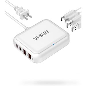 USB C Charger 8 Port Block, Fast Charging Station for Multiple Devices,Multiport USB Charging Hub for iPhone,Samsung,Switch,Fan,Speaker,lamp,etc.