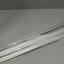 10-Pack 3.3ft/1Meter Silver Recessed LED Aluminum Channel for LED Strip Lights Diffuser Channel with Milky Cover End Caps and Mounting Clips, Flush Mounted LED Track for Ceiling Under Cabinet Closet.