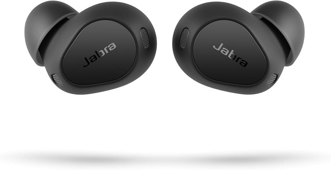 Jabra Elite 10 Gen 2 Wireless Earbuds with Dolby Atmos Spatial Sound - Advanced Noise Cancelling, All Day Comfort for Work and Fitness, in-Ear Bluetooth Headphones with Smart Case - Gloss Black