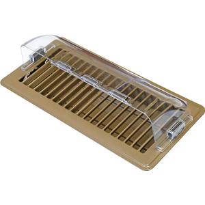 HVAC Premium Shatterproof Magnetic Air Deflector Adjustable 10" to 14" for Floor Registers & Vent Duct Covers