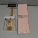 10 Pack Rubber Stamp Making Kit - Block Printing KitLinoleum Carving Tools with 8 Type Blades, 8 Pcs Pink Rubber Carving Block and Rubber Brayer Roller