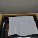 ikkle Mini Fridge Stand with Storage Shelves, 3-Tier Mini Fridge Cabinet Microwave Stand Baker Rack, Wood Utility Storage Shelf with Mini Fridge Storage Space for Dorm Kitchen (Brown)