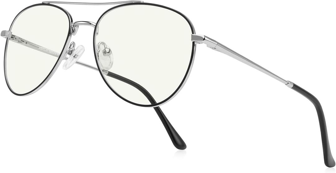 Aviator Reading Glasses for men and Women Blue Light Blocking Lens Spring Temple