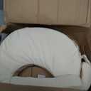 My Brest Friend Super Deluxe Nursing Pillow - Enhanced Comfort & Ergonomic Breastfeeding Pillow for Ultimate Support for Mom & Baby - Adjustable and with Handy Side Pocket,100% Organic Cotton Oat