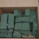 36 Pcs Floral Foam Blocks Set with 3 Green Tapes, Wet & Dry Flower Foam Bricks for Fresh and Artificial Arrangements, Green Florist Foam for Wedding, Party, Birthday, Home Decorations