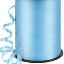 500 Yards 3/16" Curling Ribbon Light Blue, Balloon String Curly Ribbon 1 Roll for Gift Wrapping, Birthday Wedding Party Festival Decoration, Baby Shower, Art Crafts, Florist Flowers