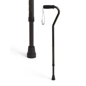 Aluminum Offset Walking Cane for Seniors & Adults is Portable and Lightweight for Balance, Knee Injuries, Mobility & Leg Surgery Recovery