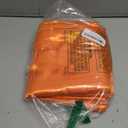 2 Panels Deep Orange Backdrop Curtain, 10 x 10 Feet Background Curtains for Parties, Weddings, Baby Showers, Bachelorette Halloween, Christmas Birthday Party Photoshoot Backdrop Curtains Decorations