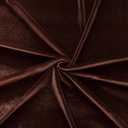 Stretch Velvet Fabric by The Yard for Apparel,Sewing,Crafting,Full Dress 93% Polyester 7% Spandex 63" Wide (2Brown,3Yards) (Brown2)