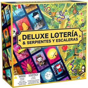 Snakes and Ladders (Serpientes Y Escalera) with Loteria Classic Mexican Board Game