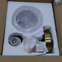 Gold Wall Sconce, mid Century Modern Sconce with Hand Pull Switch Indoor Wall Sconce for Bedroom Bedside Bathroom Kitchen Vanity Hallway Wall Mounted Light Fixture (Pack of 1)