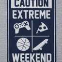 The Children's Place boys Long Sleeve Top and Pants 2 Piece Pajama Set (Blue, XL)