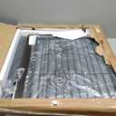 DWANTON Dog Crate Furniture with Cushion, Wooden Kennel Table with Double Doors, Indoor Dog House, Small/Medium/Large/Extra Large Size, 27.2" L, Dark Gray