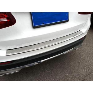HIGH FLYING 2015 2016 2017 2018 2019 2020 2021 2022 for Mercedes Benz GLC-Class X253 GLC 300 GLC 43 Rear Rrunk Outer Bumper Guard Sill Plate Protector Steel Chrome