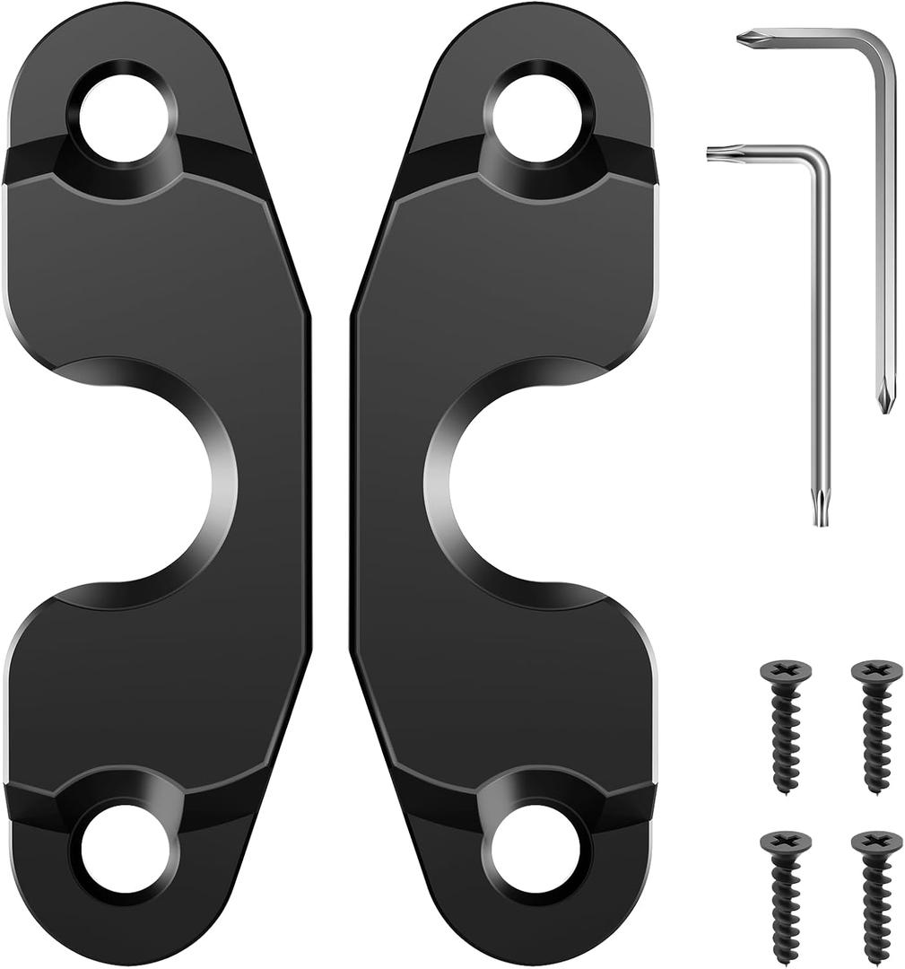 Sun Visor Repair Kit Compatible with Jeep Wrangler JK 2018, JL 2018-2023, Gladiator 2020-20232 Pack Jeep Visor Repair kit (Black 2)