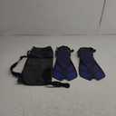 CAPAS Snorkel Fins, Swim Fins Travel Size Short Adjustable for Snorkeling Diving Adult Men Women Kids Open Heel Swimming Flippers (Black) S/M or 4 1/2  or 8 1/2